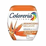 Coloreria Italiana Grey Colorante Tessuti e Vestiti in Lavatrice, Arancione Brillante, 1 Confezione