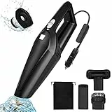 URAQT Aspirapolvere Portatile, 8500 Pa Aspirabriciole Potente, Aspirapolvere Auto con Filtro Hepa, con Cavo di Potenza da 16ft, per Auto, Casa, Ufficio, Moquette, Peli degli Animali Domestici