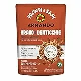 PIATTO PRONTO ARMANDO GRANO E LENTICCHIE PRONTI E SANI COTTO A VAPORE BUSTA 125g