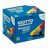 Giotto Gessi per lavagna, colori vari, scatola 100 pezzi