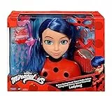 Bandai Miraculous Ladybug, Testa da pettinare Miraculous Deluxe da 21 cm, Testa da pettinare Marinette + 30 accessori, P50247