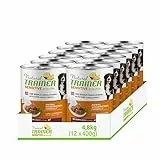 Natural Trainer Sensitive No Gluten Mangime umido per Cani Adulti con Maiale - 12 x 400gr - 4,8kg