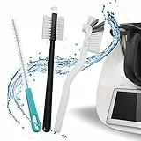 3pcs Spazzole per La Pulizia Set,per Pulizia a Manico Lungo Set di Pennelli Aggiornati Compatibile con Thermomix TM5 TM6 TM31 TM21