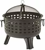 Amazon Basics Braciere con graticcio in acciaio, Rotondo, 60 cm
