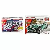 MECCANO, Multimodello da 25 Supercar motorizzata, Kit di Costruzioni con 347 Pezzi, Attrezzi e fari funzionanti & Multimodello da 5 - Veicolo a Retrocarica, Kit di Costruzioni da 175 Pezzi