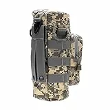 Generic Outdoor Sport Borraccia Bollitore Borsa - ACU, Misura tasca piccola:16x3x3cm;Tasca grande:27x10cm