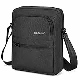 BAIGIO Borsello Uomo Tracolla Sport, Borsa a Tracolla Messenger Bag Impermeabile Borsa a Spalla Casual Lavoro Viaggio per Ipad 9.7 Pollici (Nero-nuovo)