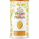 Proteine Vegane - CIOCCOLATO - Proteine vegetali di soia, piselli e semi - Proteine in Polvere pre workout and post workout - integratori palestra - 600g vegan protein con aroma naturale