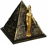 Design Toscano Egiziano Décor Trinket - Egiziano dea Iside Piramide Jewelry Box - Statue egizie