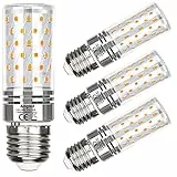 Aogled Lampadina LED E27 12W 3000K,Equivalente 100W Lampada Alogena,Bianco Caldo,1200LM,Angolo 360,Lampadina Edison,Non Dimmerabile,Nessun Sfarfallio,AC85-265V E27 Illuminazione LED,4 Pezzi