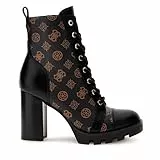 GUESS Tronchetto Nero con Stampa 4g Logo t.9