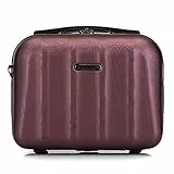 WITTCHEN Necessaire da viaggio Valigia da viaggio Bagaglio a mano Valigia cabina Valigia in Policarbonato Serratura a combinazione Cruise Line Beauty case Rosso