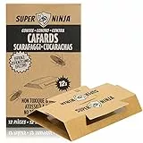Super Ninja Trappola per Scarafaggi - 12 Trappola - Trappola per scarafaggi altamente efficace ed ecologica - Facile da usare - Fino a 3 mesi per trappola