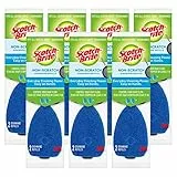 Scotch-Brite Ricariche di spugna antigraffio per lavastoviglie, per pulire cucina, bagno e casa, spugne antigraffio sicure per pentole antiaderenti, 14 ricariche per bacchette