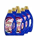 Bio Presto Liquido, Detersivo Lavatrice Liquido, Aromaterapia alla Orchidea, confezione risparmio 6 x 19 Lavaggi (114 lavaggi)