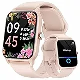 Smartwatch Donna, 1,8' Orologio Smartwatch Fitness Alexa Integrato con Chiamata e Risposta, Cardiofrequenzimetro SpO2 Sonno, Activity Tracker 110 Modalità Sport IP68 Impermeabile per Android iOS
