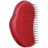 Tangle Teezer | The Thick & Curly Spazzola per capelli districante | Adatta ai palmi delle mani | Adatta per capelli umidi e asciutti | Per ottenere ricci senza crespo e super definiti | Salsa Red