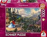 Schmidt Spiele 57369 Thomas Kinkade, Disneys Sleeping Beauty Dancing in The Enchanted Light, Puzzle da 1000 Pezzi, one Size