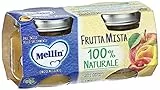 Mellin Omogeneizzato Di Frutta Mista, Naturale, 100 g, Confezione da 24