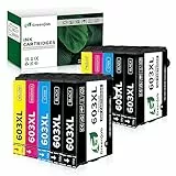 Greenjob 603XL Cartucce Compatibili per Epson 603 XL Multipack per Expression Home XP-2100 XP-2105 XP-3100 XP-4100 Workforce WF-2810 WF-2830 WF-2850 (4 Nero, 2 Ciano, 2 Magenta, 2 Giallo)
