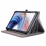 DLveer Custodia Universale per Sgin Tablet 10.1 Pollici, Cover per Sebbe/HiGrace/Facetel/Oangcc/Beneve/Yestel/Oscal Tablet 10 Pollici, Cover in Pelle PU Multi Angolo di Visione per Tablet 10-11', Nero