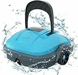WYBOT Aspirapolvere per piscina con doppio motore, parcheggio autonomo, forte aspirazione robot per piscina da incasso fino a 50 m²