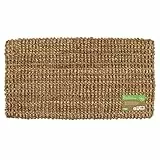 JVL Moris - Zerbino in juta Boucle filato a mano, 40 x 70 cm