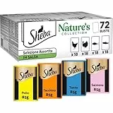 Sheba Nature’s Collection Selezione Delicata in Salsa, 72 Bustine da 85g