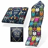 Pukka | Calendario dell'Avvento con tisane biologiche | 24 bustine | Ecologico | Senza cioccolato | Senza lattosio