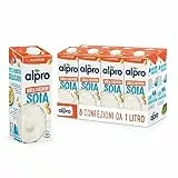 ALPRO SENZA ZUCCHERI, Bevanda alla SOIA, 100% vegetale con vitamine B2, B12 e D2 (8 confezioni x 1 Litro)