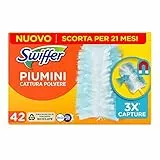 Swiffer Duster Piumini Catturapolvere, 42 Piumini, Profumo Freschezza di Ambi Pur, Cattura e Intrappola Polvere e Sporco, Raggiunge i Punti Più Difficili della Casa, Scorta per 21 Mesi
