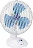 Bestron Ventilatore Da Tavolo Mobile Con Funzione Oscillante, 30 W, Bianco, ‎27 X 21 X 35 Cm