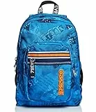 Seven Zaino Seven Freethink Upbeat, Blu, azzurro, USB Plug Integrato, Doppio Scomparto, Scuola y Tempo Libero