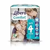 Libero Comfort 4 pannolini per neonati – 7-11 kg (8 confezioni da 26)