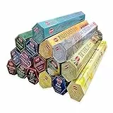 Confezione di incensi Hem - Assortimento di 15+1 fragranze - 320 Bastoncini totali - Aromaterapia - Meditazione - Spiritualità - Naturale ed Ecologico
