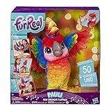 Hasbro furReal Pauli, E0388100, Pappagallo interattivo, Animale in Peluche, Personaggio canterino