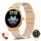 Smartwatch Donna con Chiamata Bluetooth, 1,39'Touchscreen Orologio Fitness con 113 Modalità Sport Assistente Vocale, Orologio Smartwatch con Pedometro Cardiofrequenzimetro da Polso per Android iOS