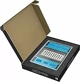 Geomag Masterbox Large 184 - Giocattolo Barrette Magnetiche - Azzurro - Confezione da 248 Pezzi
