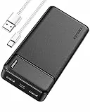 Power Bank 20000mAh 5V/3A Ricarica Rapida,AsperX PowerBank USB C Uscita 3 Porte Caricatore Portatile Batteria Esterna e Tipo-c + Micro 2 Porte di Ingressi,per Smartphone,Tablet e Molto altro Ancora