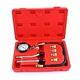 Tester di compressione per motore, Manometri compressione, Kit per misurare la pressione dell'olio motore, Kit di Rilevatori di Perdite di Compressione per Test di Cilindri Auto