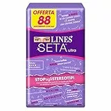 Lines Seta Assorbenti Ultra Giorno con Ali, PACCO SCORTA, Confezione da 88 Pezzi