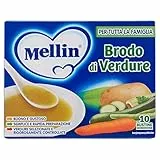 Mellin Brodo Verdure, 10 x 8g