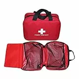 Kit vuoto di pronto soccorso in nylon Aoutacc, borsa di pronto soccorso compatta e leggera per le emergenze a casa, in ufficio, in auto, all'aperto, in campeggio, in escursionismo (solo borsa)