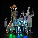 GEAMENT Set di Luci LED Compatibile Con LEGO Il Castello Misterioso (Mystery Castle) – Kit Di Illuminazione per Hidden Side 70437 (LEGO set Non Incluso)