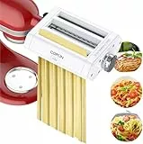 Accessorio per Macchina per la Pasta per KitchenAid Robot da Cucina, Accessorio per Pasta per KitchenAid Impastatrice Planetaria, COFUN 3 in 1 Kit Accessori per la Pasta