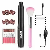 Diyang Fresa per Unghie, Fresa per Unghie da 20.000 RPM , Lima Fresa per Unghie Elettrica Portatile con USB Aggiornato Fresa per Unghie, Set per Manicure con Nastri Abrasivi e Punte Fresa per Unghie