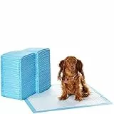 Amazon Basics, Tappetini resistenti per l'addestramento di cani e cuccioli, a prova di perdite con superficie ad asciugatura rapida, dimensione standard, confezione da 80