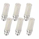 Lampadina Mais E27 LED 12W, 220-240V, Non Dimmerabile, 1200LM Bianco Neutro 4000K, Equivalente 100W Incandescenza, Lampadina LED E27 Mais per Lampadario, Lampada da Tavolo, Lampada da Parete, 6 Pezzi