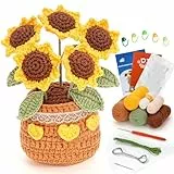 Bestcool Kit di uncinetto per principianti, all'uncinetto Kit di Crochet set creativo per lavori a maglia con filato uncinetti video di istruzioni passo per adulti X-mas Gift (B)