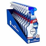 Napisan Spray Igienizzante Bagno, Confezione da 12x750 ml di Igienizzante Spray Bagno, Igienizzante per la Pulizia delle Superfici del tuo Bagno